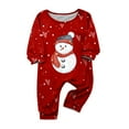 thumbnail image 2 of Pyjamas Assortis pour la Famille, Tenues Assorties pour un Style Familial Cohésif (Rouge), 2 of 4