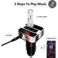 thumbnail image 2 of Fm Transmitter Bluetooth 4.2, Type-c Pd3.0 And 5v/2.4a Wireless Fast Car Charger, 2 of 5