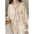 thumbnail image 2 of Linen Set Coquette Womens Pajamas Set Summer Lounge Sets for Women Old Money Aesthetic, 2 of 7