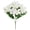 White, variant on Artificial Impatiens Silk Impatiens Flowers,Faux Flowers Impatiens Bushes Uv Resistant for Pot Patio Lawn Garden Hanging Basket Porch Decor Kilougeis