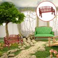thumbnail image 3 of 2 piezas de banco pequeño decorativo, accesorio para fotos, banco pequeño, muebles de jardín, 3 of 7