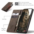 thumbnail image 4 of CaseMe Funda de Cuero para Samsung Galaxy S26+ 5G, Funda de Cuero con Tapa y Tarjetero con Cierre Magnético a Prueba de Golpes, Funda Protectora para Teléfono Samsung Galaxy S26+ 5G 6,7", Café, 4 of 12