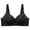 Black, variant on Womens Blissful Bra Wire Push Up Full Coverage Smoothing Everyday Comfort Flex Fit Bras, 36, Black