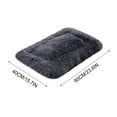 thumbnail image 2 of Tvtnvo Dog Bed Mat Soft Pet Blanket Sleep Pad Indoor Dog House Pet Tent Plush Velvet Winter Warmth Washable Dryable Cozy Cushion for Small Dogs and Pets Sofa Kennel Bed Gray 23.6 in, 2 of 4
