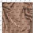 thumbnail image 3 of Soimoi Brown Fabric - By the Yard - 42 Inch Wide - Stripe & Jumping Leopard Animal Pattern Textile - Bold Stripes with the Energetic Leap of a Leopard Printed Fabric, 3 of 6