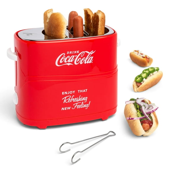 Tostadora para Hot Dogs Coca-Cola Pop-Up, Rojo Coque