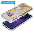 thumbnail image 3 of Samsung Galaxy S9 Plus Case, Rosebono Slim Hybrid Shockproof Hard Cover Graphic Fashion Colorful Skin Cover Armor Case for Samsung Galaxy S9 Plus (Gold Purple Marble), 3 of 5
