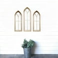 thumbnail image 4 of Ivory Point Cathedral Wood Window Collection - Set of 2 Medium Ivory Points + 1 Large Ivory Point  Rustic Cathedral, 4 of 7
