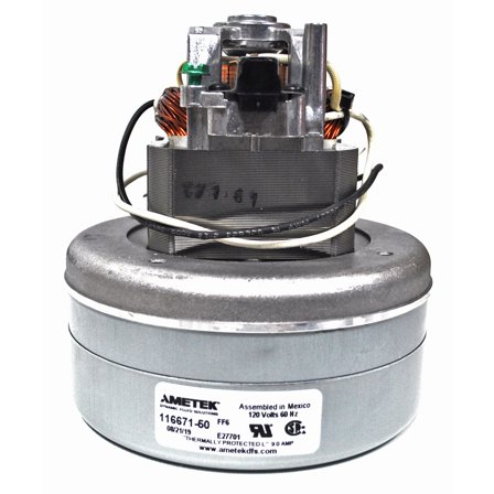 Ametek Lamb 5.7 Inch 120 Volt 2 Stage B/S Thru-Flow Motor 116671-50