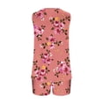 thumbnail image 5 of Ensembles Assortis pour Femmes 2 Pcs Ensemble de Pyjama Confortable à Col Rond et Manches Courtes pour la Maison Ensemble de Sport Vêtements pour Femmes en Liquidation, 5 of 5