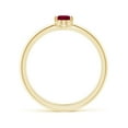 thumbnail image 2 of ANGARA Natural Classic Solitaire Oval Ruby Promise Ring in 14K Yellow Gold for Women (Size-6x4mm) | July Birthstone, Birthday, Anniversary, Jewelry Gift for Women | Natural Ruby Ring, 2 of 12