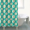 thumbnail image 4 of Waterproof Chrysanthemum Flowers Shower Curtain 72x72 Inch Boho Style Polyester Unique Shower Curtain for Bathroom Hotel Home Decor with 12 Plastic Hooks, 4 of 5
