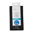 thumbnail image 5 of Mainstays Fabric Shower Liner, 70" x 71", Black, 5 of 5