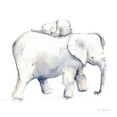thumbnail image 3 of Valle, Aimee Del 20x20 Black Modern Framed Museum Art Print Titled - Baby Elephant Love III, 3 of 5