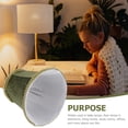 thumbnail image 2 of WRITWAA Retro Table Lamp Shade Square Dark Green Fabric Metal Light Diffusion 1Set, 2 of 8