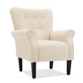 thumbnail image 6 of BELLEZE Accent Chair Armchair for Living Room - Allston (Beige), 6 of 7
