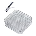 thumbnail image 2 of Rectángulo Deshidratador Soporte para rejilla Fácil limpieza Accesorios para freidora de aire Deshidratador Estante para , Parrilla para perfecl Estante para freidora de aire, 2 of 8