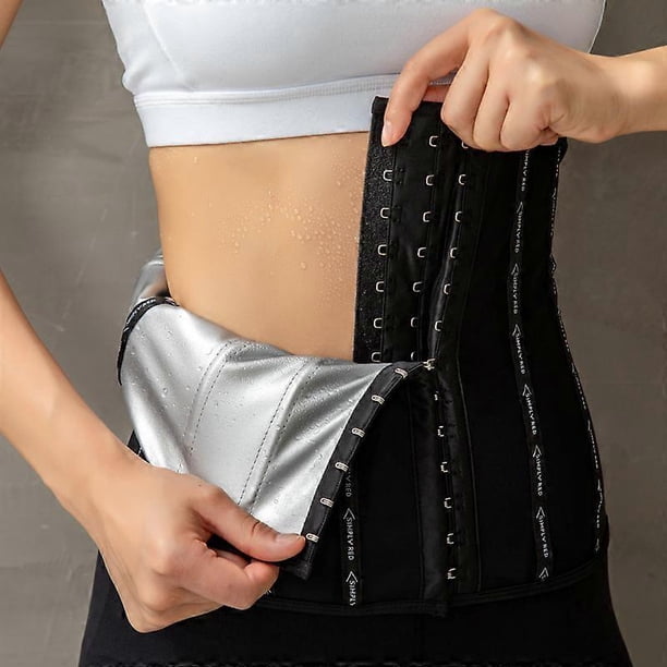 Sweat Waist Trainer Trimmer for Women Lower Belly Fat Workout Corset Waist Cincher Sport Belt Body Shaper XXL