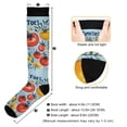 thumbnail image 3 of FORMRS Womens Knee High Socks Casual Long Thick Travel Daily Wear, 1 Pair, Yellow Floral Tomatoes, 3 of 6
