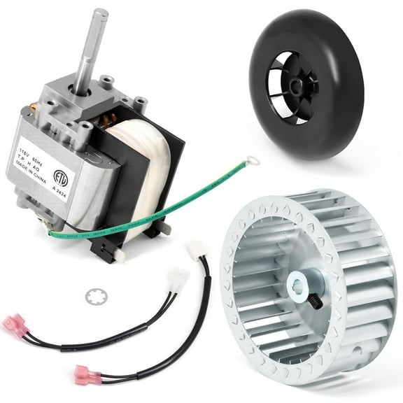 318984-753 Draft Inducer Assembly for Carrier HC21ZE117, J238-150-1571, 65569, 310371-752, LA11AA005 Blower Wheel and HC21ZE114A Inducer Motor Furnace Parts for Bryant, Carrier, Payne, Jakel