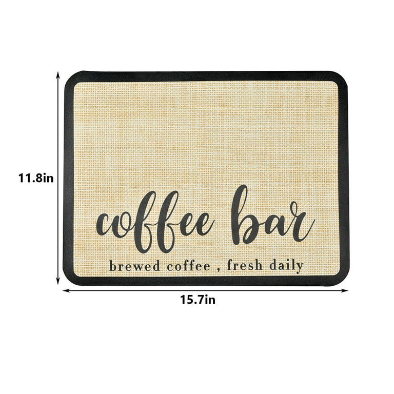 AMOAMI-Coffee Mat-Coffee Bar Accessories-Absorbent Stain Resistant