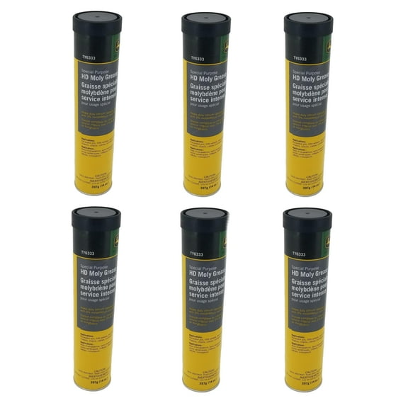 John Deere Original Equipment HD Moly Grease Grease (6-PACK) - TY6333