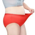 thumbnail image 4 of WZXFASHION Culottes Femme Respirantes Taille Mi-Haute Grande Taille sous-Vêtements Femme Rouges TTTTG, 4 of 6