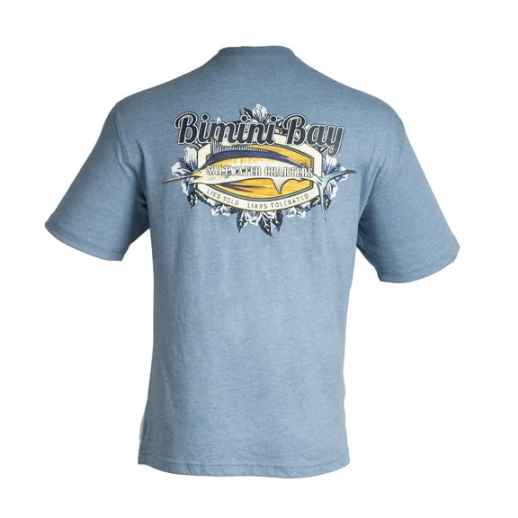 Bimini Bay Outfitters Classic Outfitters Short Sleeve Graphic Tee - Saltwater Charters