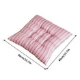 thumbnail image 2 of Moocorvic Outdoor Seat Pads Striped Print Chair Cushions for Patio, Garden, Sofa, Home Decor 16x16IN, 2 of 7