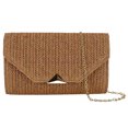 thumbnail image 2 of Bolso Bandolera Elegante Hombro Sencillo Tejido Paja para Mujer Hobo, 2 of 9