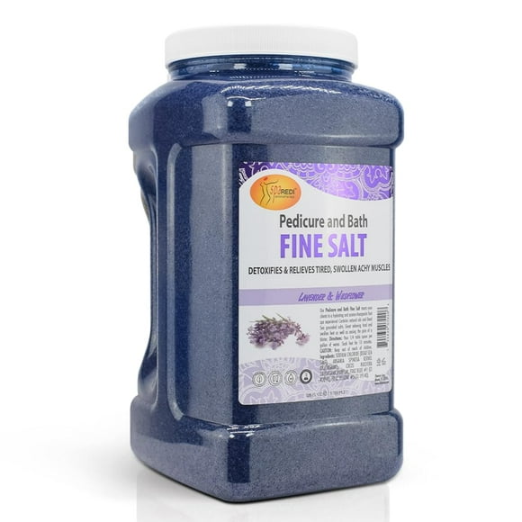 Jabón desintoxicante para pies Bath Salt SPA REDI, 3,8 L, lavanda y flores silvestres