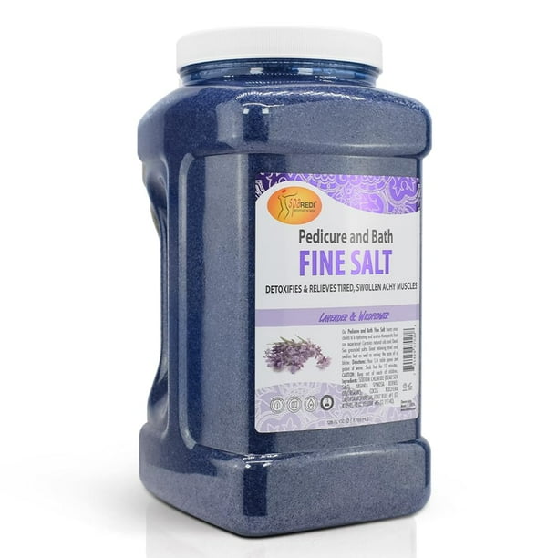 Jabón desintoxicante para pies Bath Salt SPA REDI, 3,8 L, lavanda y flores silvestres
