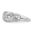 thumbnail image 3 of Sterling Silver Rhodium Plated Diamond Ring, 3 of 6