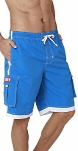 Men's Quick Dry Swim Trunks Cargo Water 