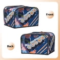 thumbnail image 3 of Xecao Colorful Sushi Food Art Print 4 Slice Toaster Cover with Pockets, Small Appliance Cover, Dust and Fingerprint Protection, Machine Washable, 3 of 7