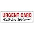 thumbnail image 2 of 72" Urgent Care Walk-INS Welcome Banner Sign Medical Healthcare Emergency, 2 of 4