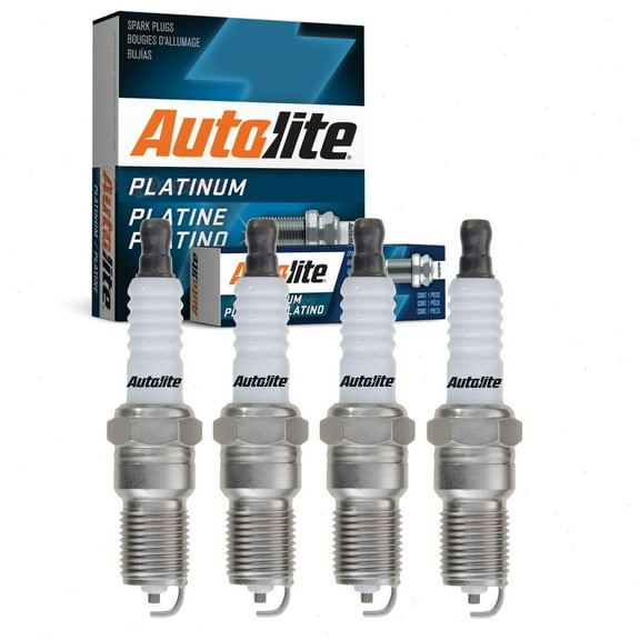4 pc Autolite Platinum Spark Plugs compatible with Ford Focus 2.0L 2.3L L4 2004-2011