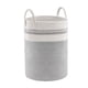thumbnail image 5 of Cesta de almacenamiento de cuerda tejida para baño, cesta de lavandería tejida, juguetes artesanales, organizador de ropa, juego, cesta de blanco y gris, 5 of 9