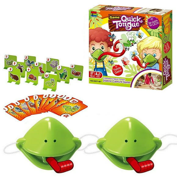 Amdohai Quick Tongue Game, Funny Family Board Game Catch Bugs Game Joint Take Card-Eat Pest Desktop Board Games for Parent-Child Interactive Kids Christmas Birthday Gifts Toys