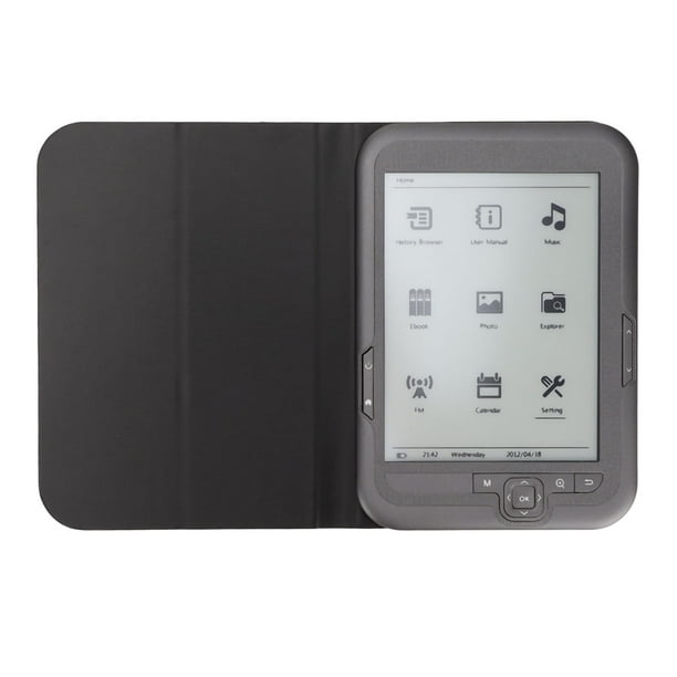 Portable E Readers Devices, 7in HD Color Screen E Book Reader, 4GB 8GB 16GB  of Storage, E Reader Books with A Protective Cover, Supports for EPUB PDF