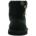 thumbnail image 3 of Sunville S-91007 Girls Winter Boots Kids Childrens Faux Suede Warm Fur Lined Button Shoes 3 Colors, 3 of 4