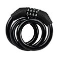 thumbnail image 1 of Código de 4 dígitos Bloqueo de cable de bicicleta Combinación de regalos para bicicleta eléctrica al aire libre sin estante de bloqueo, 1 of 8