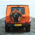 thumbnail image 6 of Susaid Sunflower Black Dog Print Tire Covers,Waterproof Anti-UV Snow Sun Rain Tire Covers for RV,Truck, SUV, Trailer, Camper-14 inch, 6 of 6