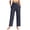 Navy, variant on Lixiuxyad Baggy Wide Leg Pants High Waist Yoga Pants For Women Solid Color Capri Leggings Stretchy Fitness Sports Cropped Tights Green