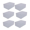 thumbnail image 1 of 6Pcs Plastic Creative Shoes Case Clamshell-type Shoes Container (Transparent), 1 of 4