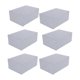 thumbnail image 1 of 6Pcs Plastic Creative Shoes Case Clamshell-type Shoes Container (Transparent), 1 of 4