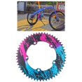 thumbnail image 1 of Plato de Bicicleta Baoblaze de Cadena Redondo de Aluminio 54/56 Dientes Azul 54T, 1 of 8