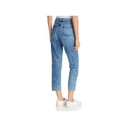 J Brand Womens Ruby High Rise Whisker Wash Cropped Jeans Blue 27