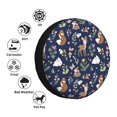 thumbnail image 4 of Goofa Animals And Wildflowers Pattern Universal Tire Cover for Jeep, SUV, Truck, and Trailer – Waterproof, UV-Resistant,Easy to Install, Fits 14"-17" Tires-14 inch, 4 of 6