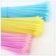 thumbnail image 5 of Ounissouiy 30 UNIDS Postes de Linterna Colorido Flexible Largo Gran Cantidad Pajitas de Plástico Bendy Straw Fiesta Niños Festival Año Artesanía, 5 of 6